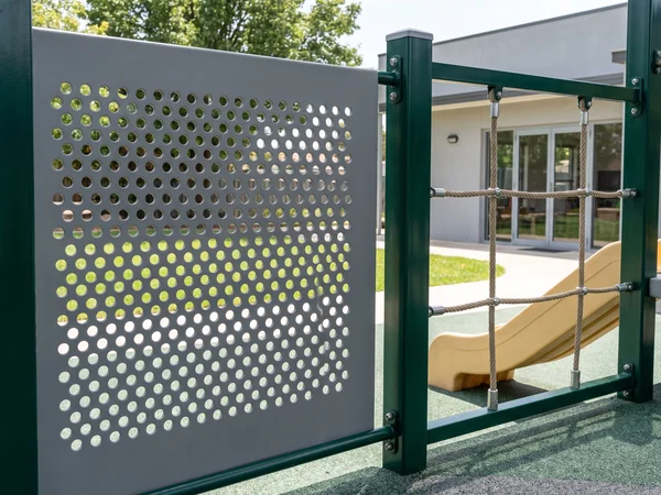 See-through panels on the guardrails