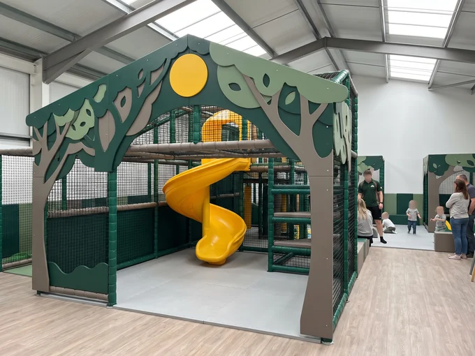 HDPE theme roof line and entrance arch